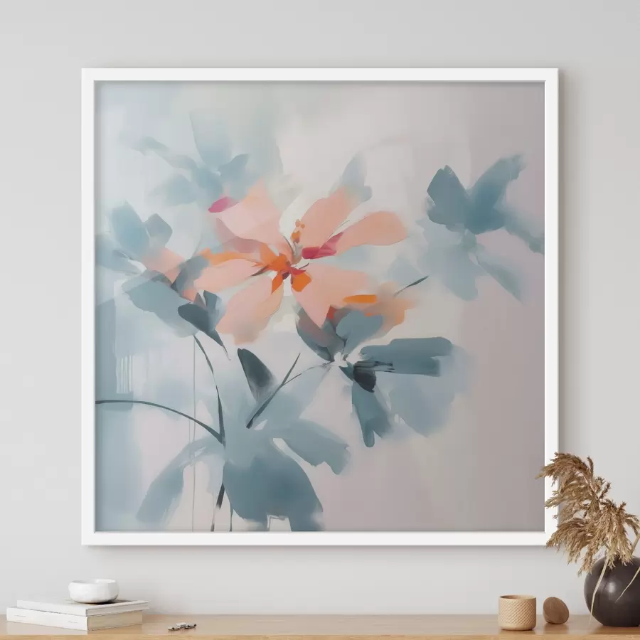 Fotobehang Abstracte bloemen f45304