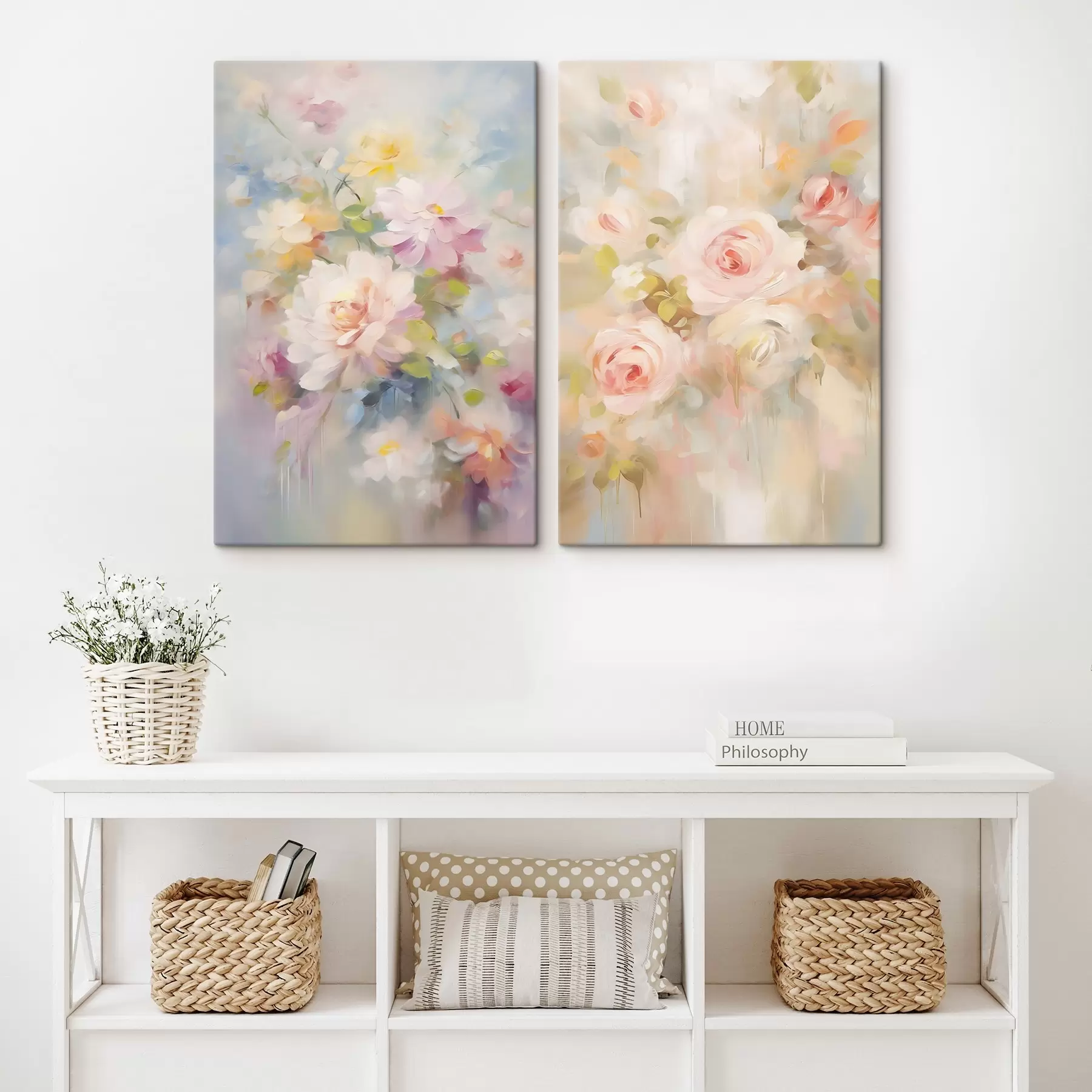  Schilderijen Bloemen imitatieschilderij m00563