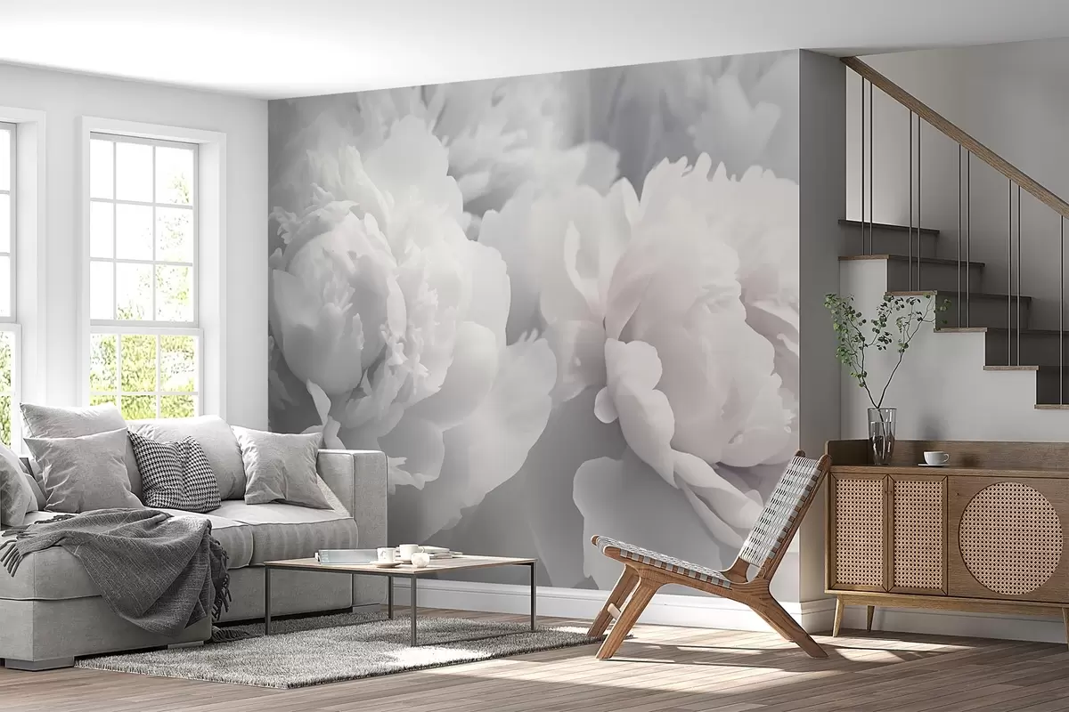 Fotobehang Pioenrozen w04336