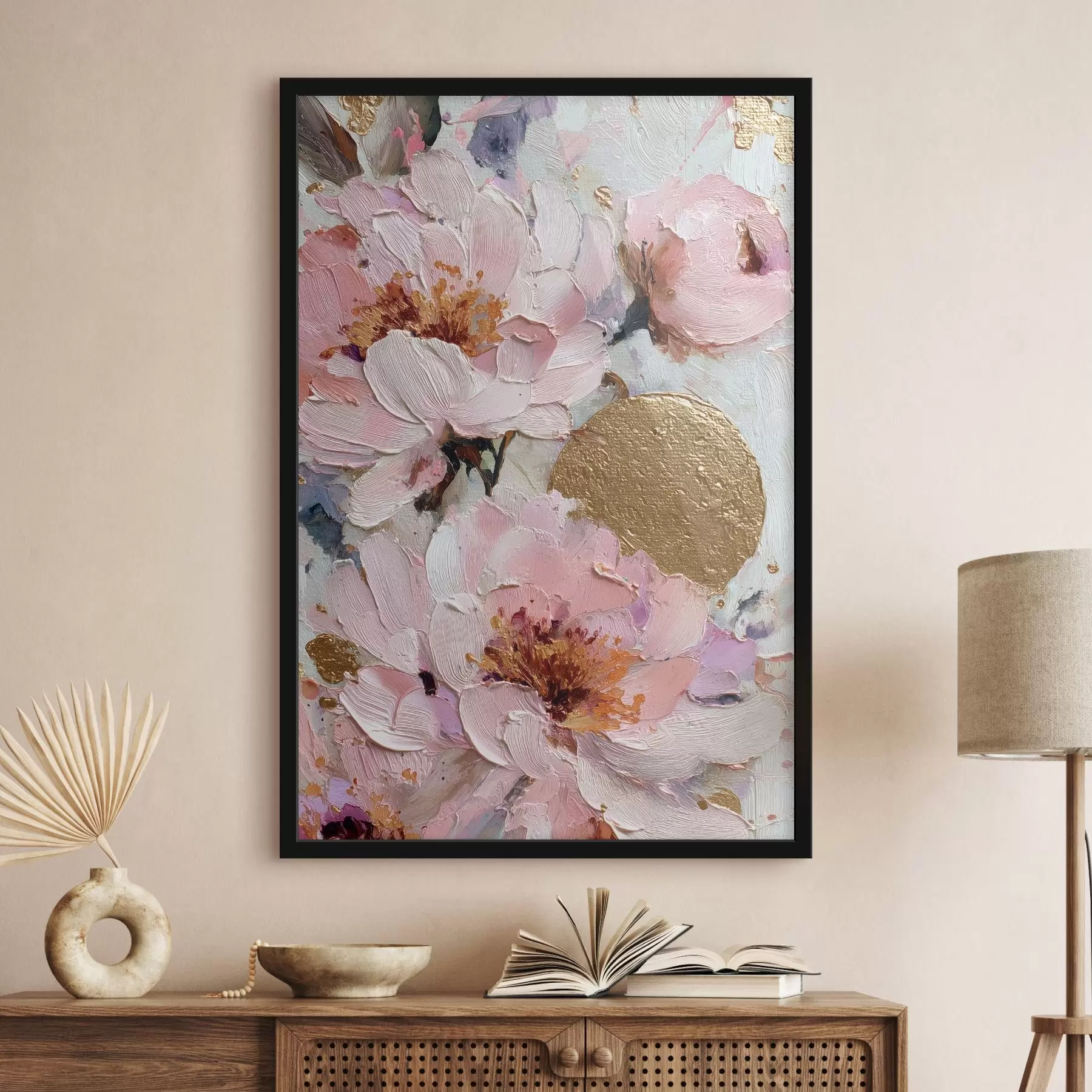 Fotobehang Bloemcompositie: abstracte bloemen f45250