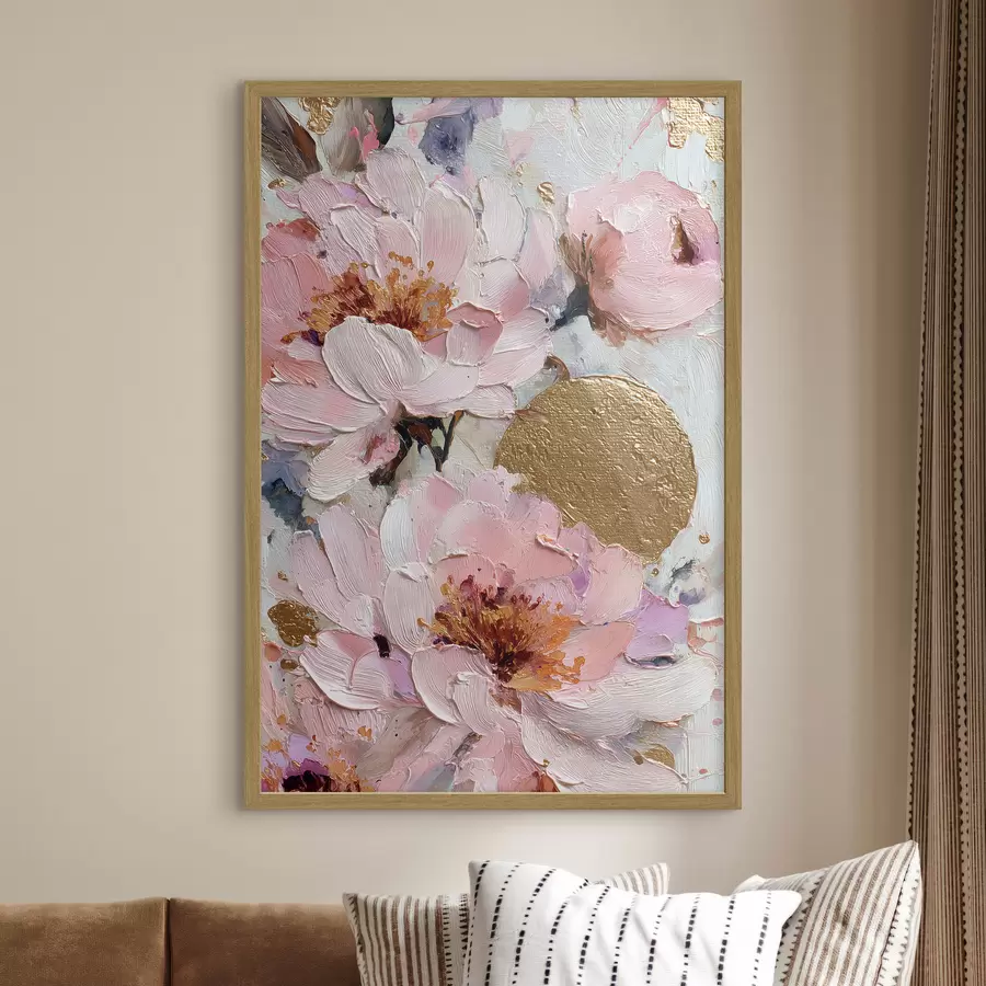 Fotobehang Bloemcompositie: abstracte bloemen f45250