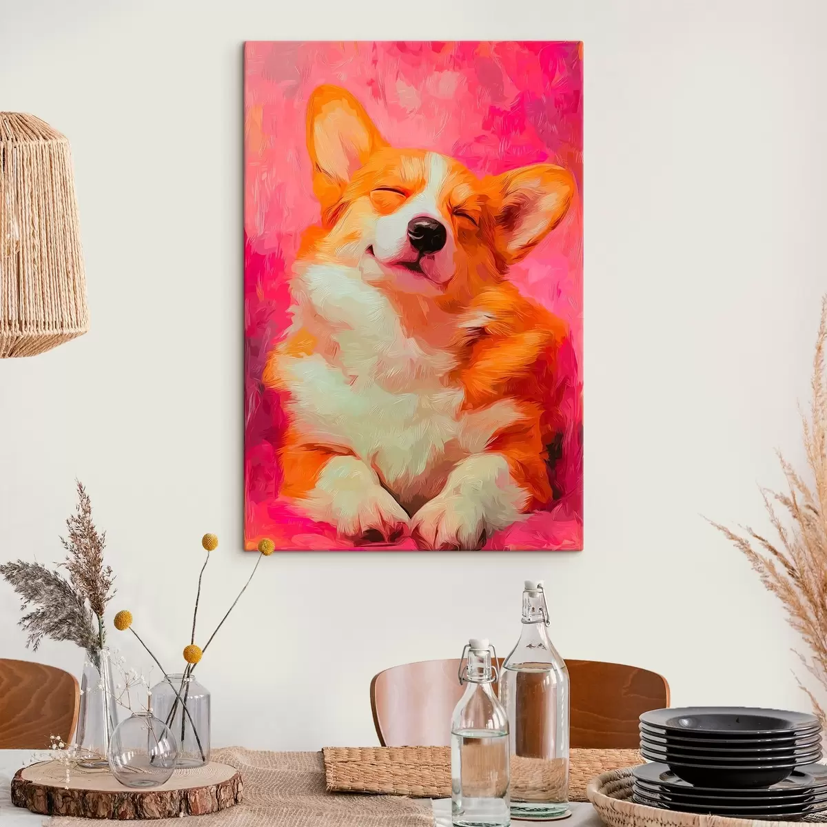  Schilderijen Corgi hond s45312