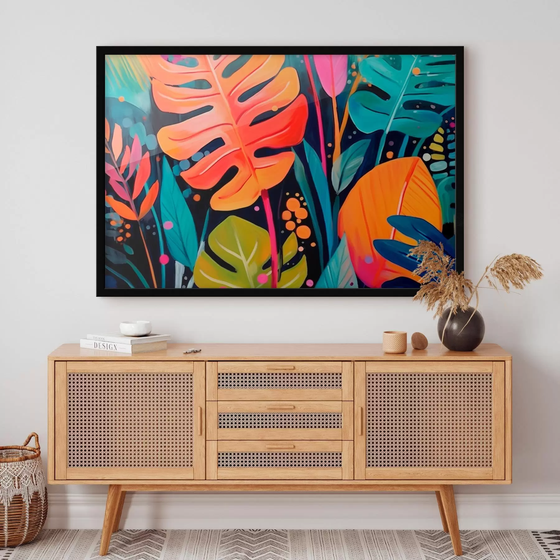 Fotobehang Tropische bladeren f45308