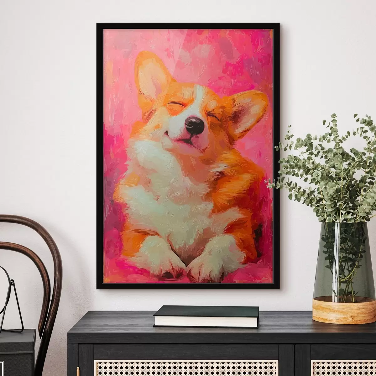 Poster Corgi hond f45312