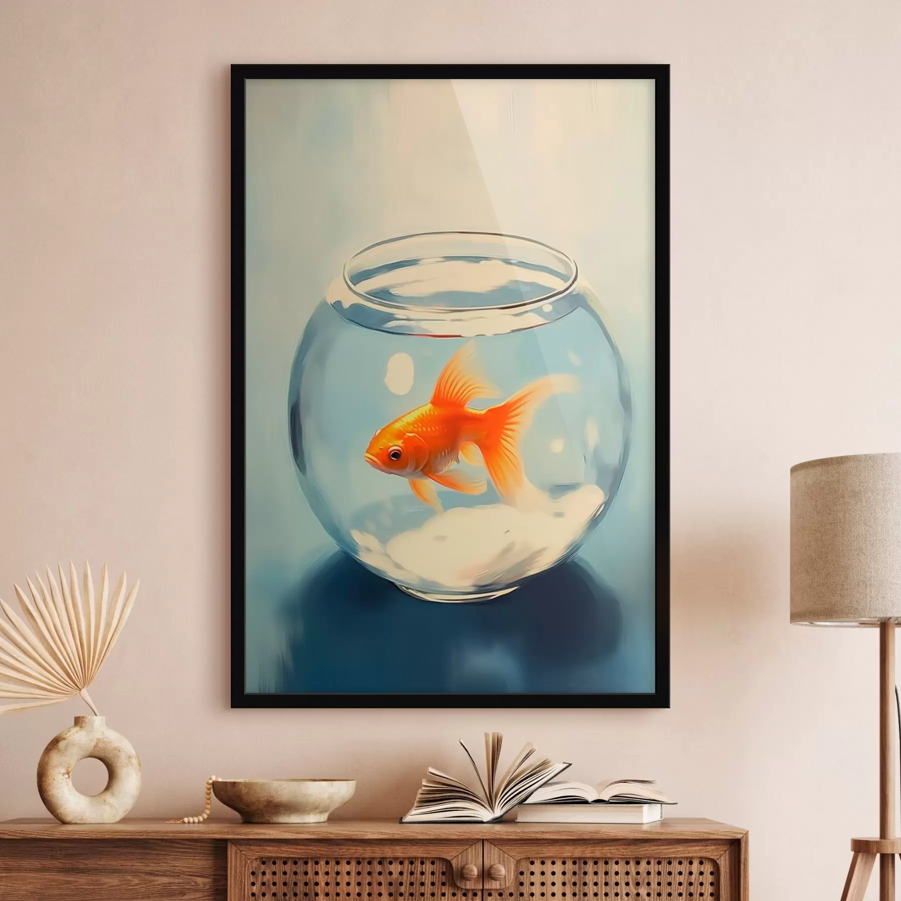 Fotobehang Vissen in een aquarium f45314