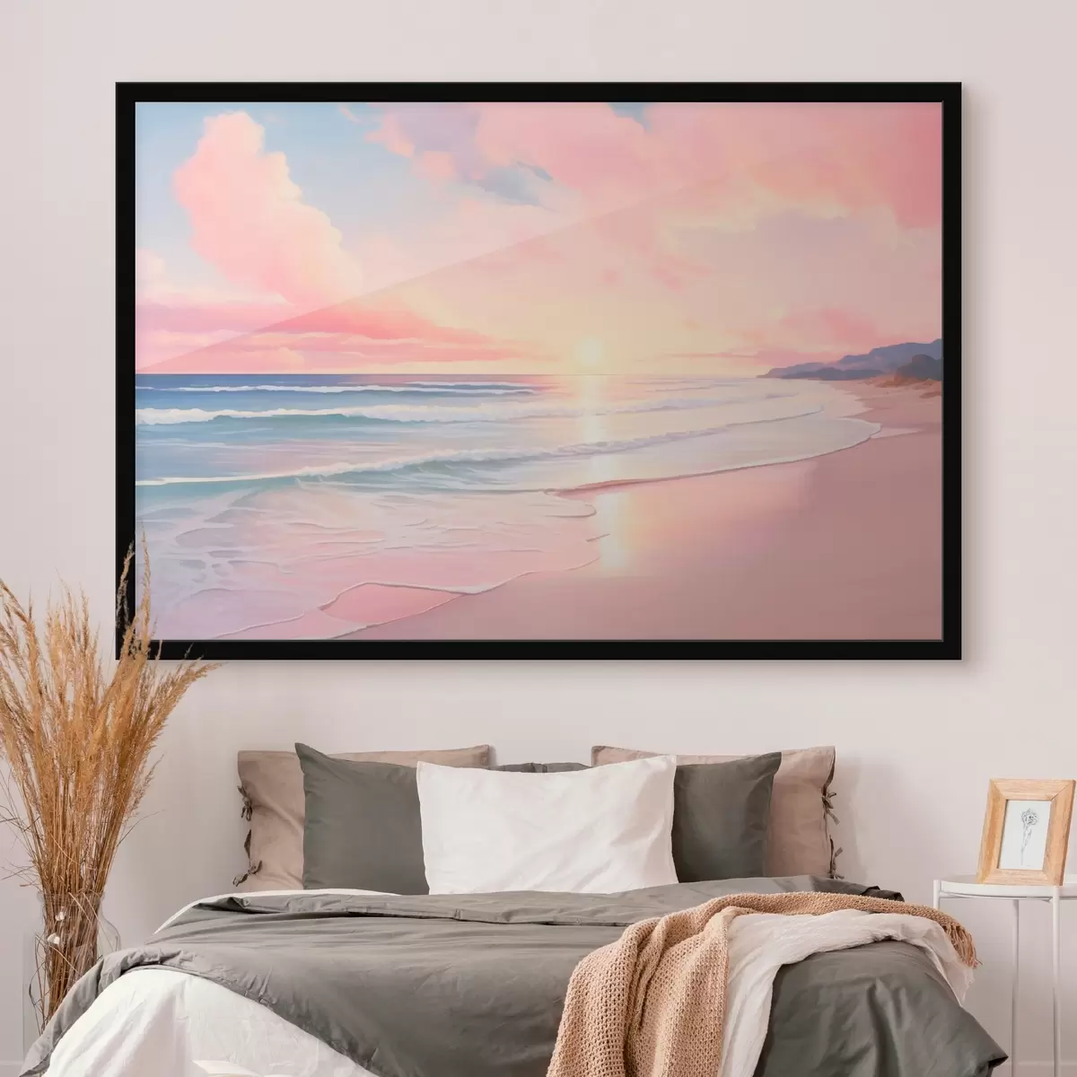 Poster Kust bij zonsopgang f45317
