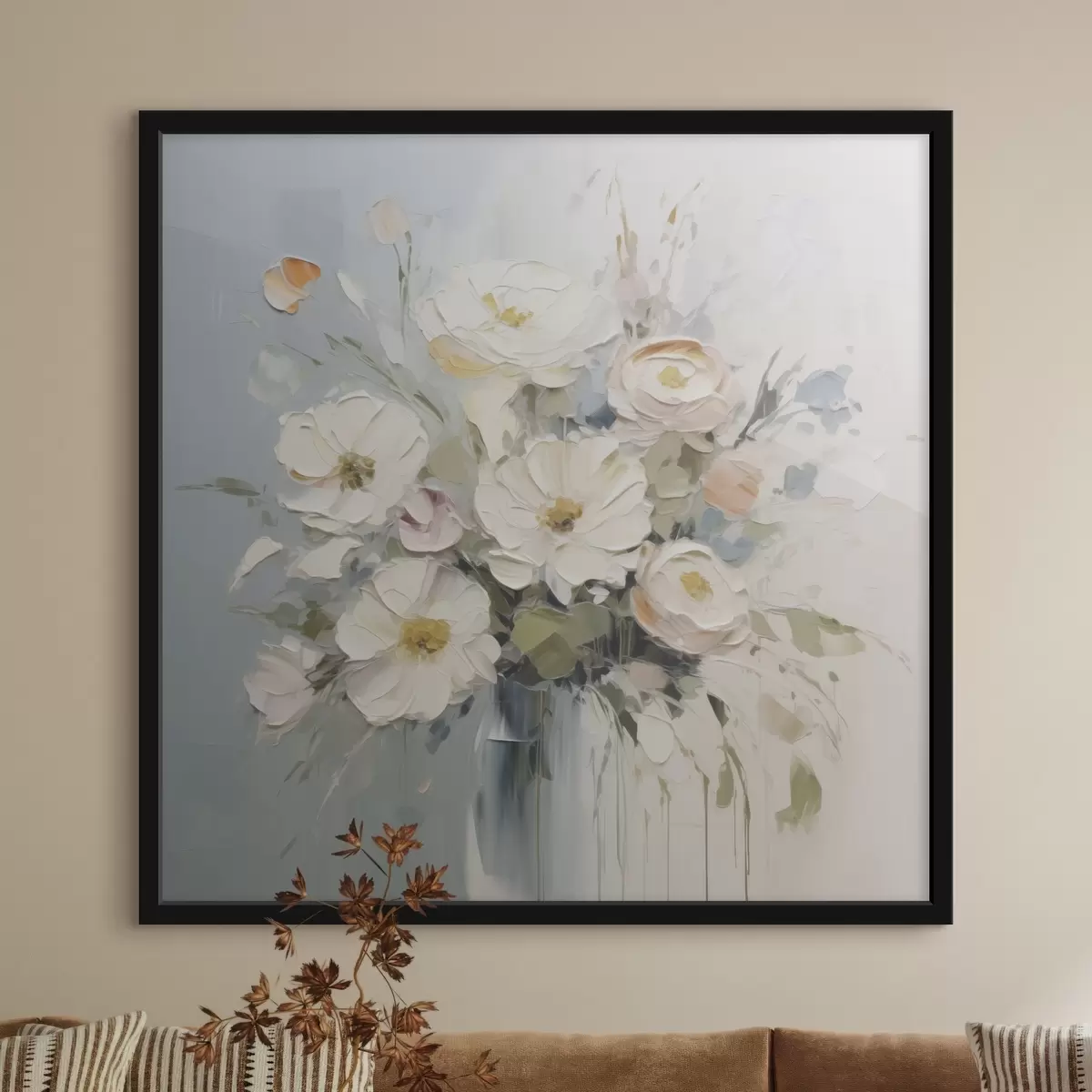 Poster Boeket bloemen imitatieschilderij f45346
