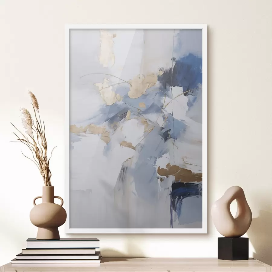 Fotobehang Abstractie imitatie van schilderkunst f45348