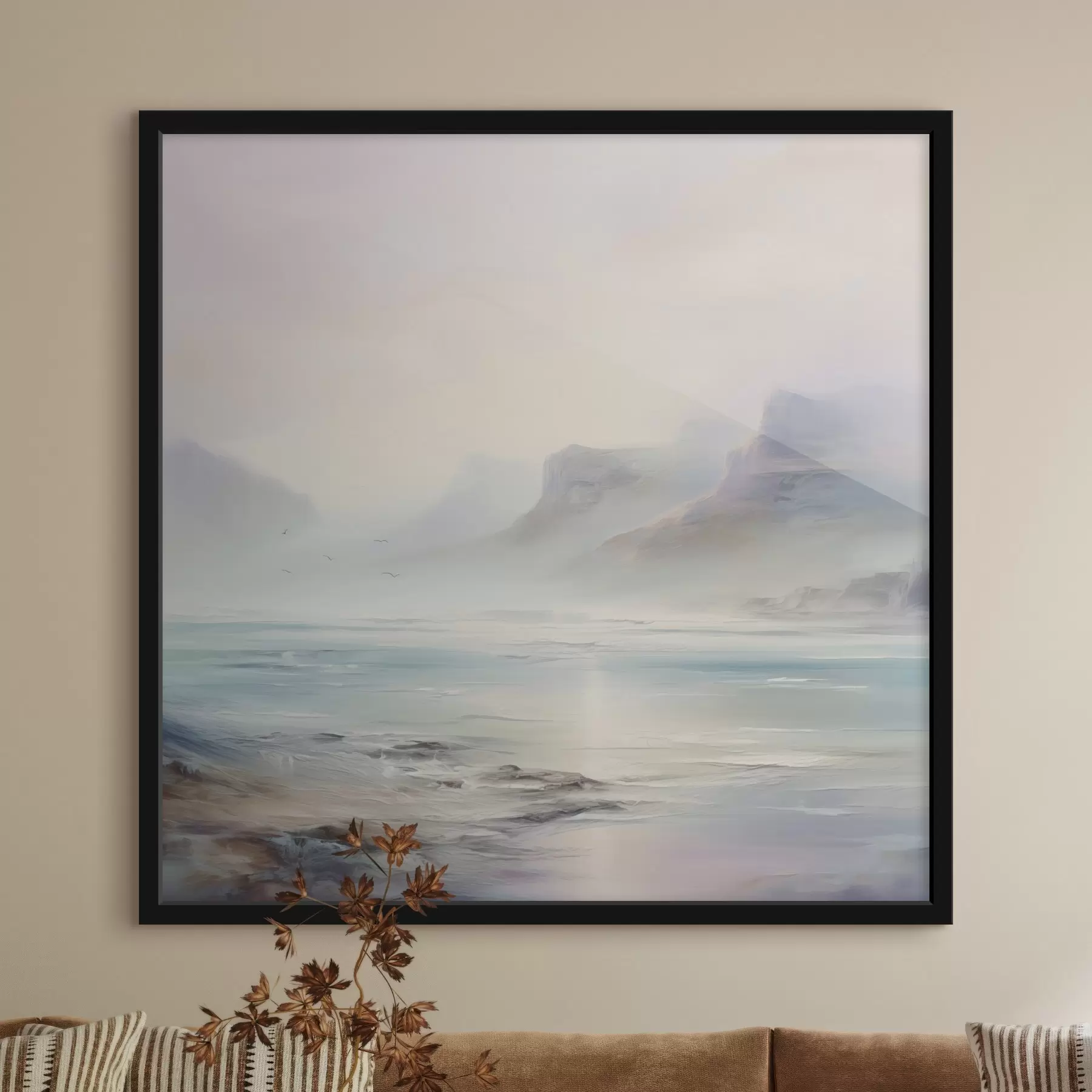 Fotobehang Meer imitaties schilderen f45352