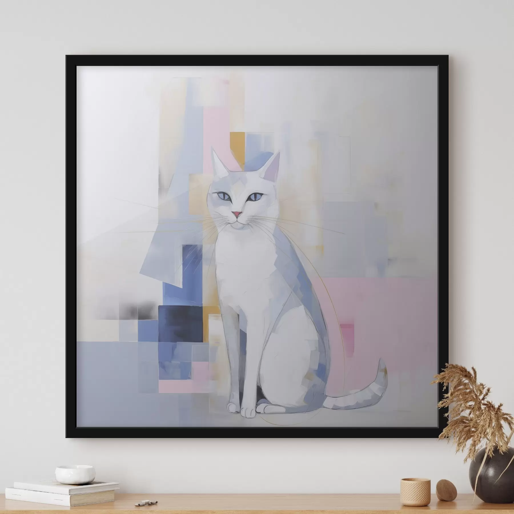 Fotobehang Abstracte kat f45359
