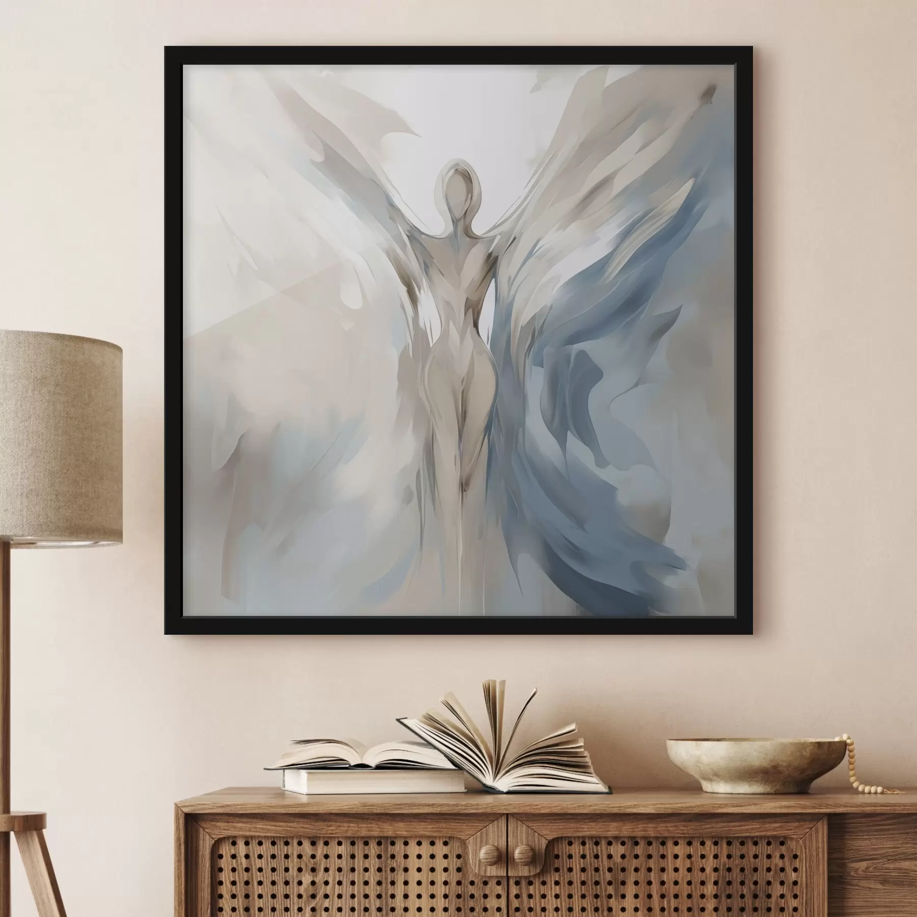 Fotobehang Engelen imitatieschilderij f45360