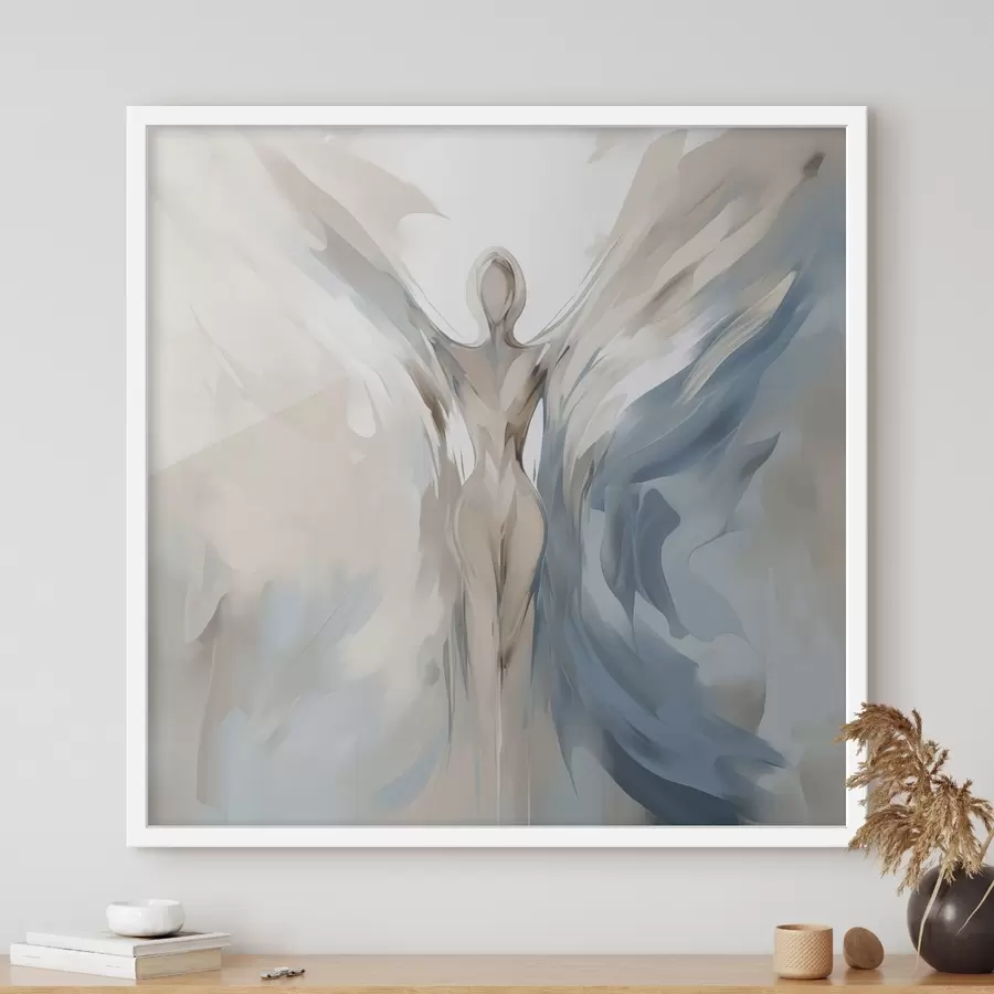 Fotobehang Engelen imitatieschilderij f45360