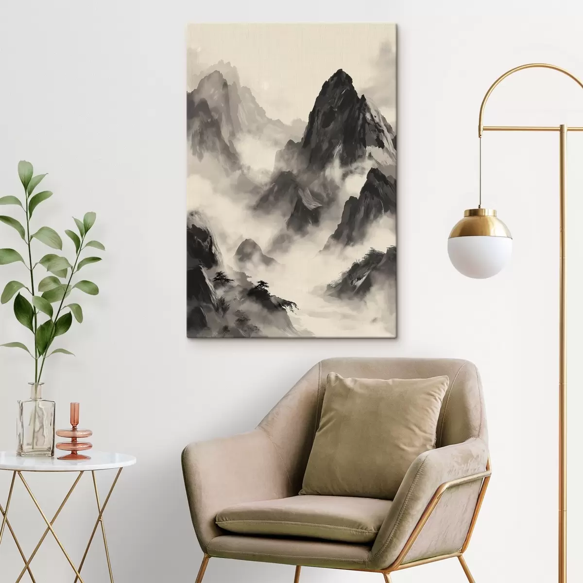  Schilderijen Bergen in Chinese stijl s45384