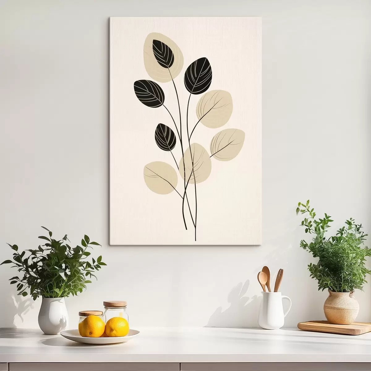  Schilderijen Minimalistische botanische illustratie s45401