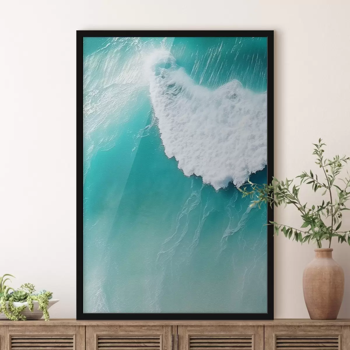 Poster Zeegolf f45379