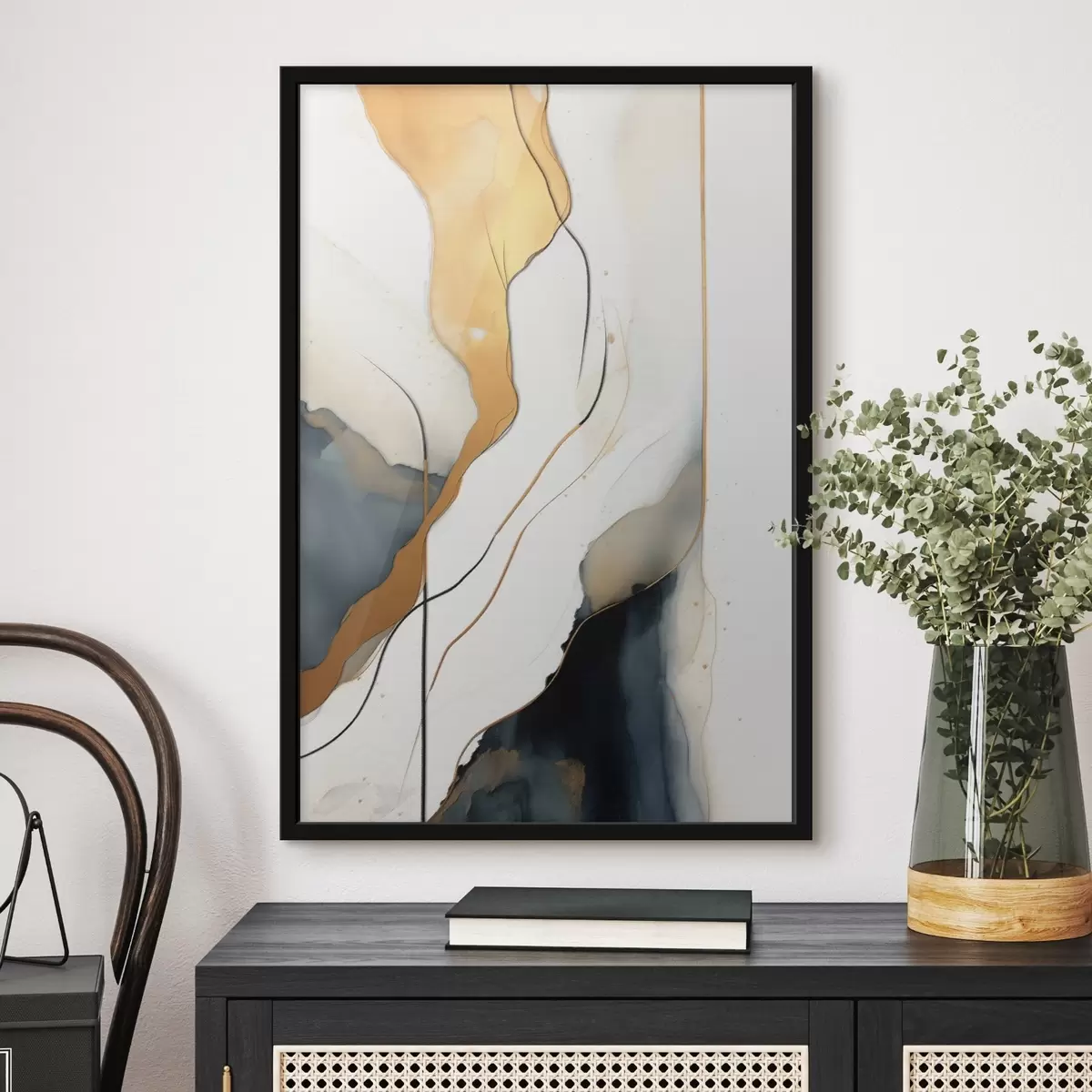 Poster Lijnabstractie f45407