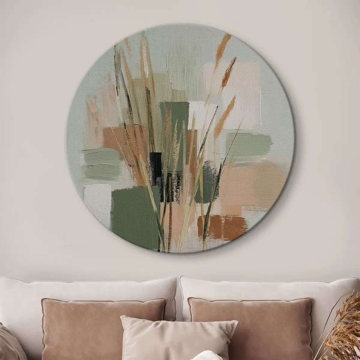 Ronde schilderijen Abstracte samenstelling r45385