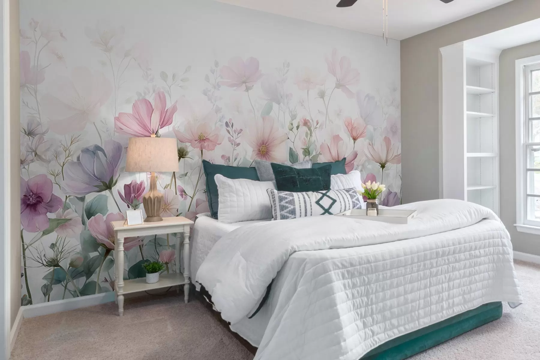 Fotobehang tere wilde bloemen w04171