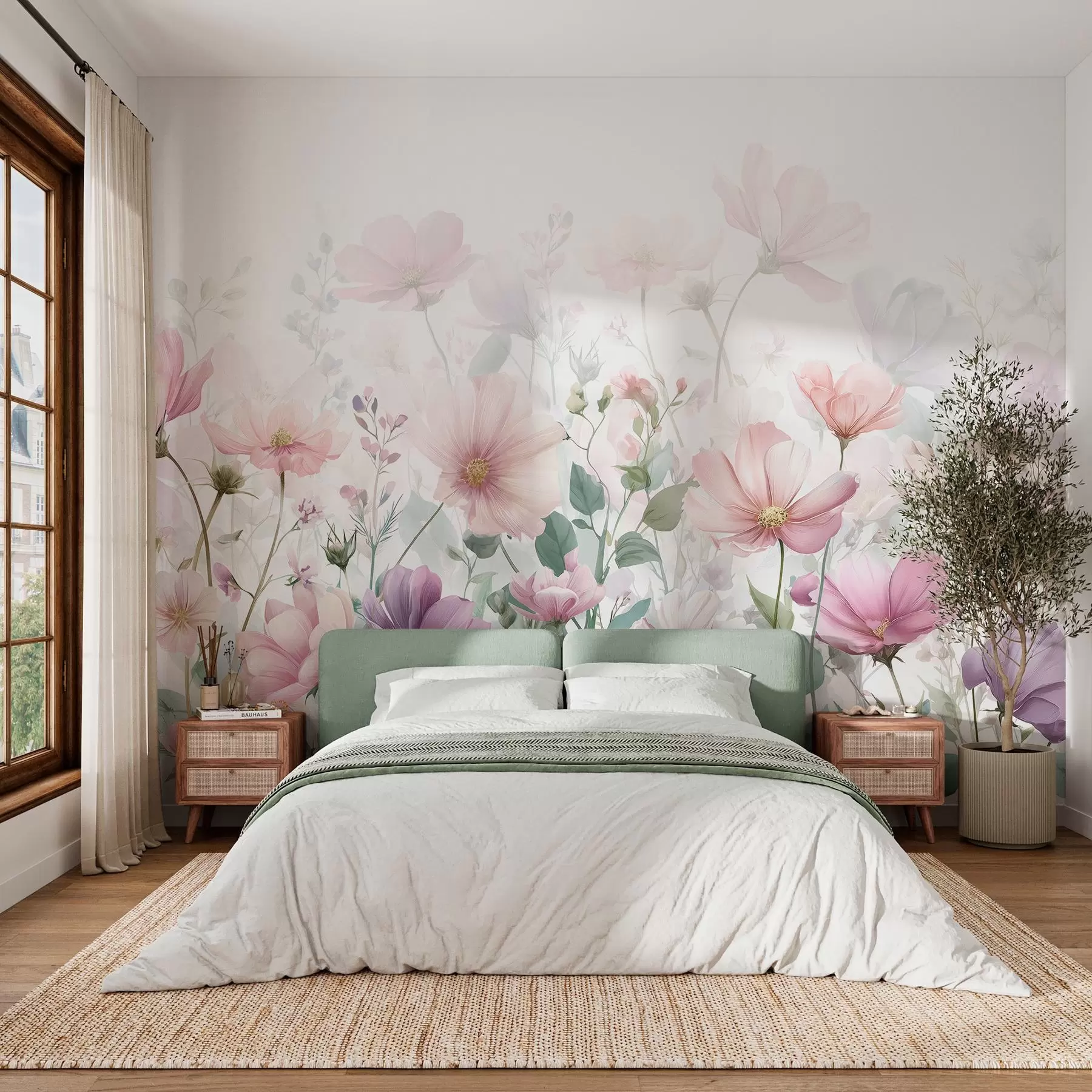 Fotobehang tere wilde bloemen w04171