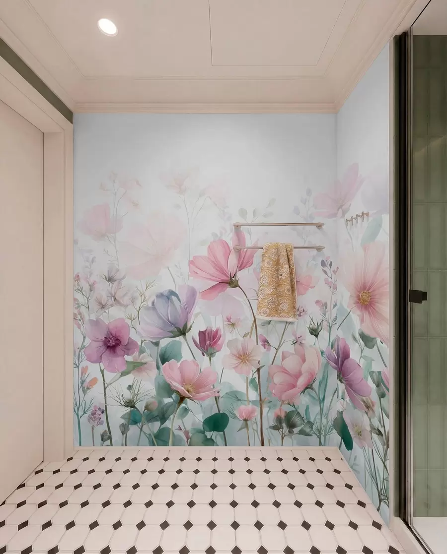 Fotobehang tere wilde bloemen w04171