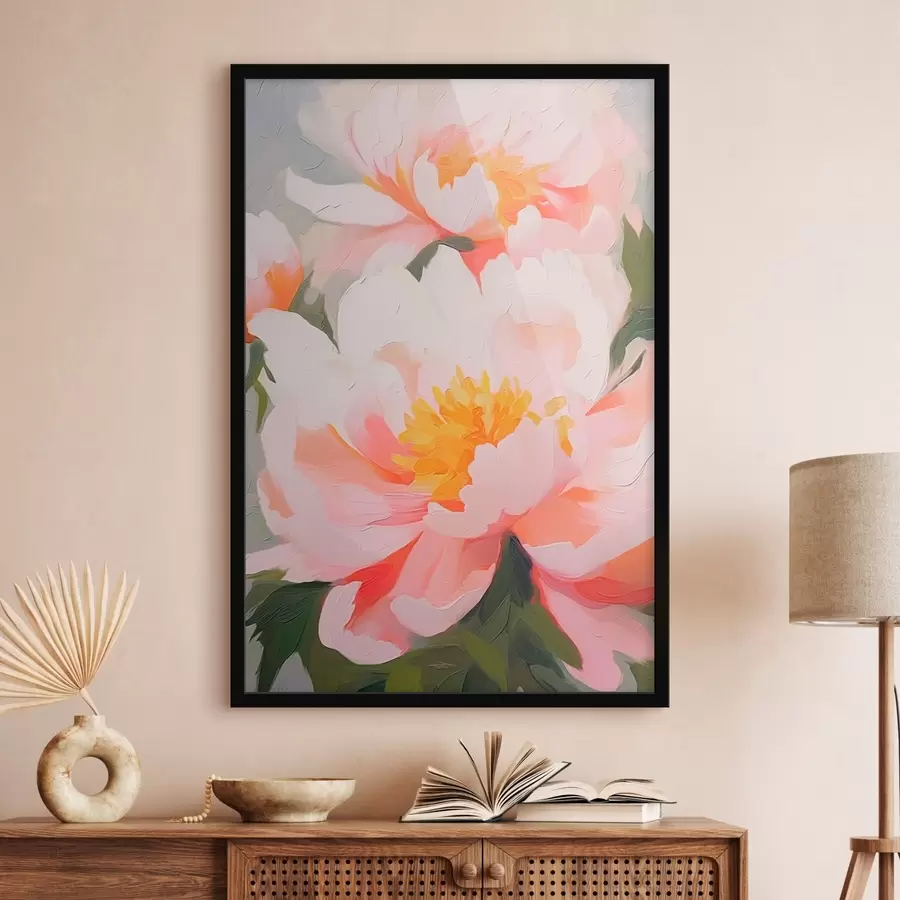 Fotobehang Pioenrozen f45444