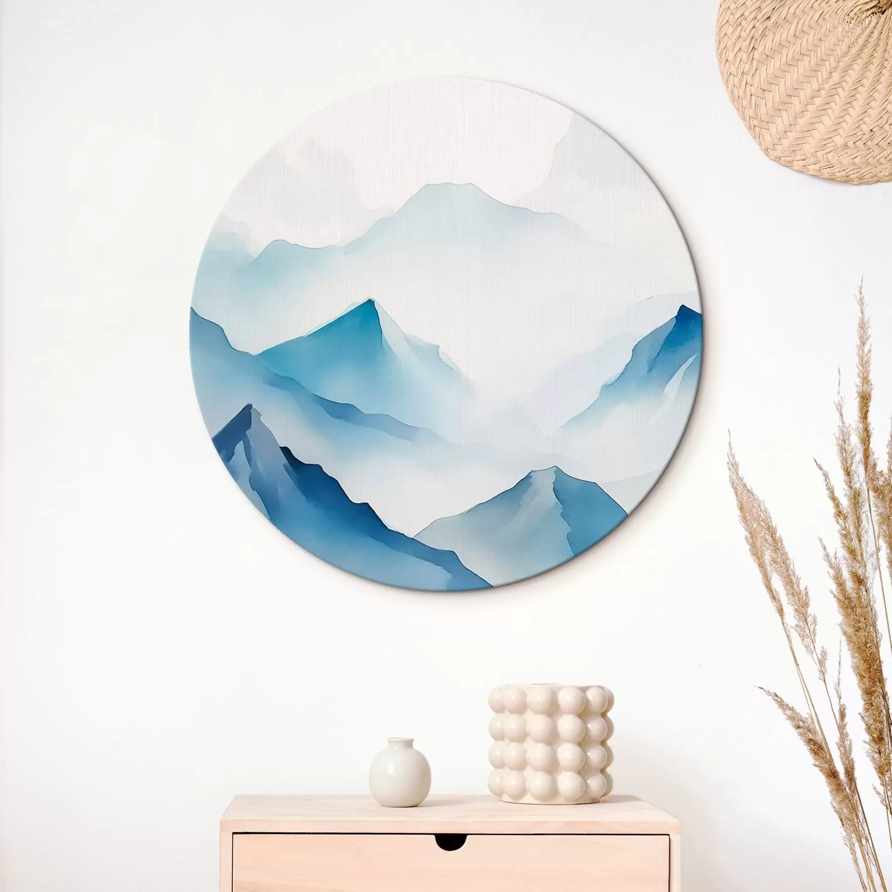  Schilderijen Bergen in de mist r45424