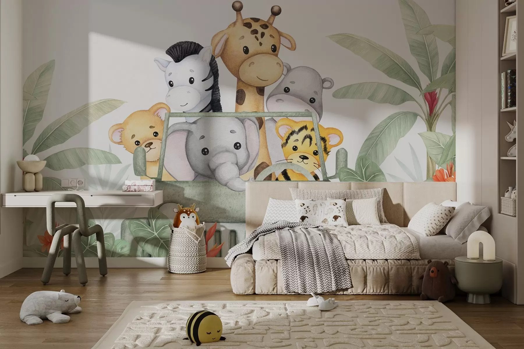 Fotobehang Schattige dieren in de tropen w04413