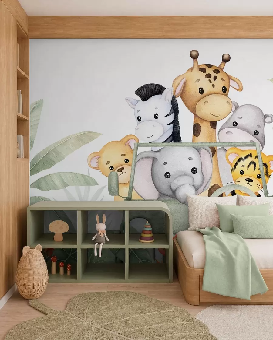 Fotobehang Schattige dieren in de tropen w04413