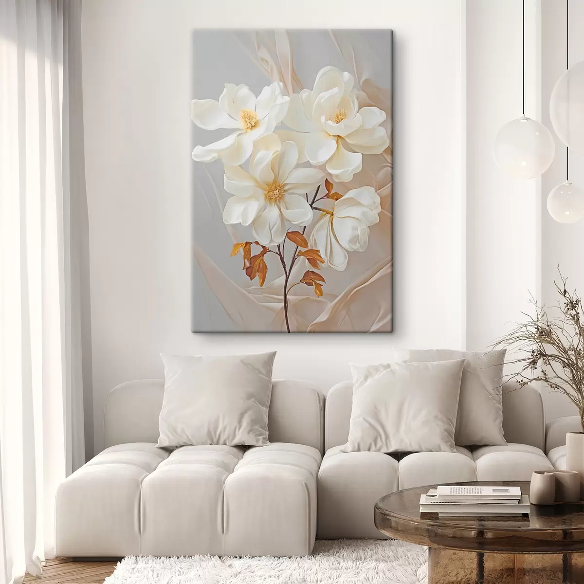  Schilderijen Gevoelige abstracte bloemen s45378