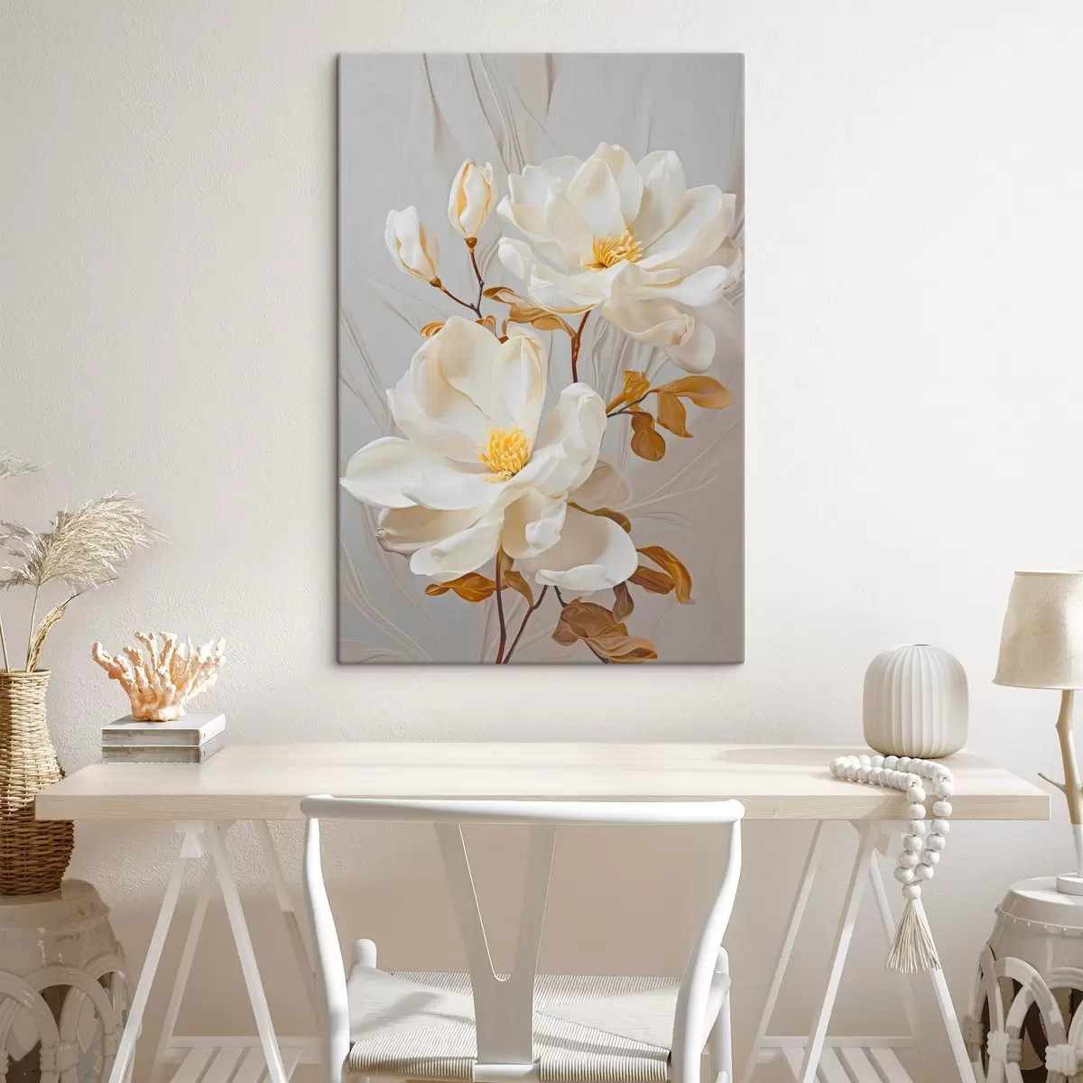  Schilderijen Gevoelige abstracte bloemen s45446