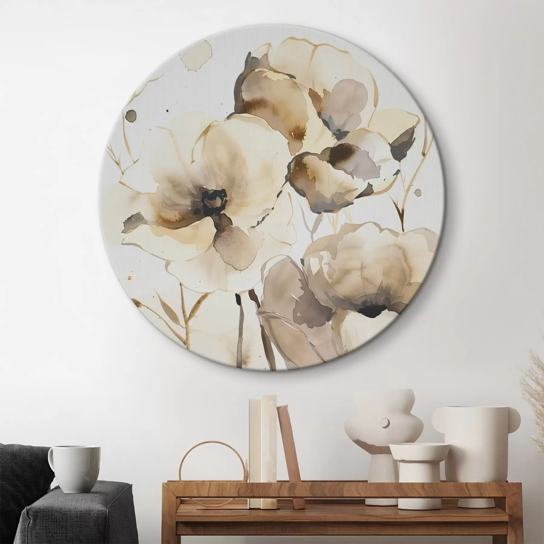  Schilderijen Bloemen in aquarelstijl r45365