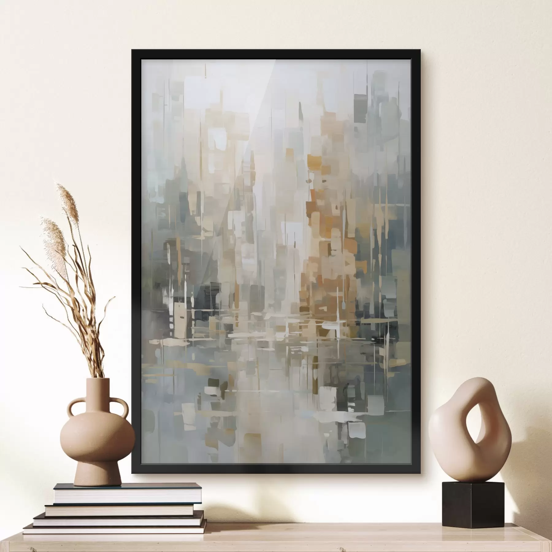 Fotobehang Abstractie imitatie van schilderkunst f45456