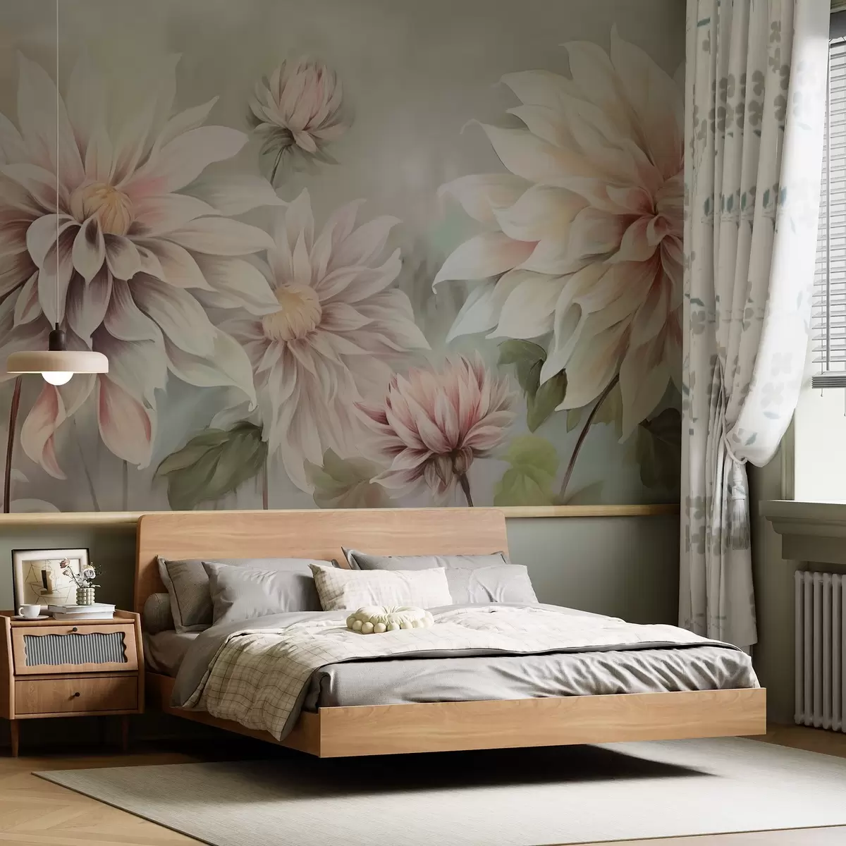 Fotobehang Dahlia's w04431