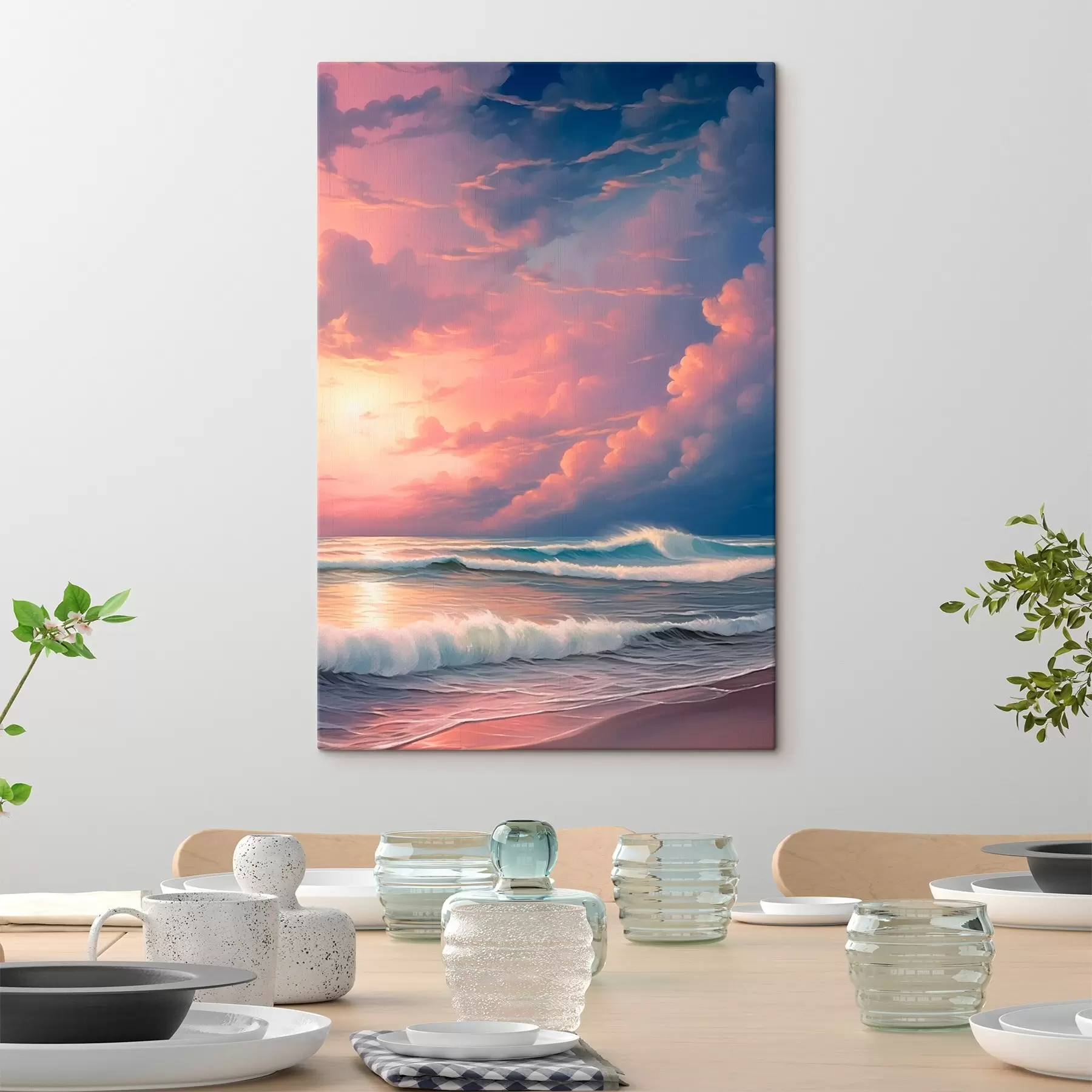  Schilderijen Zonsondergang op zee s45463