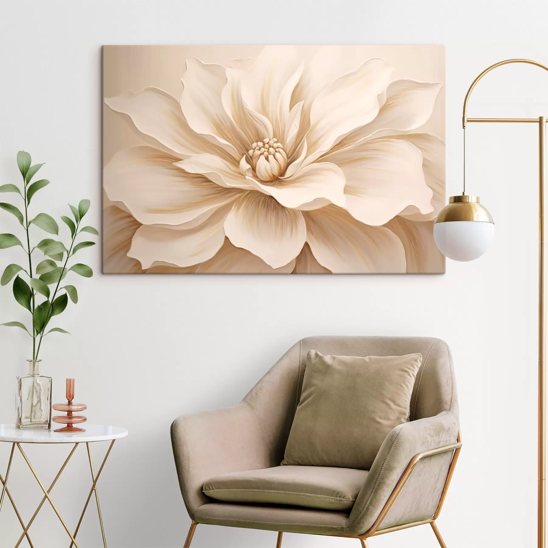  Schilderijen Grote bloem s45471