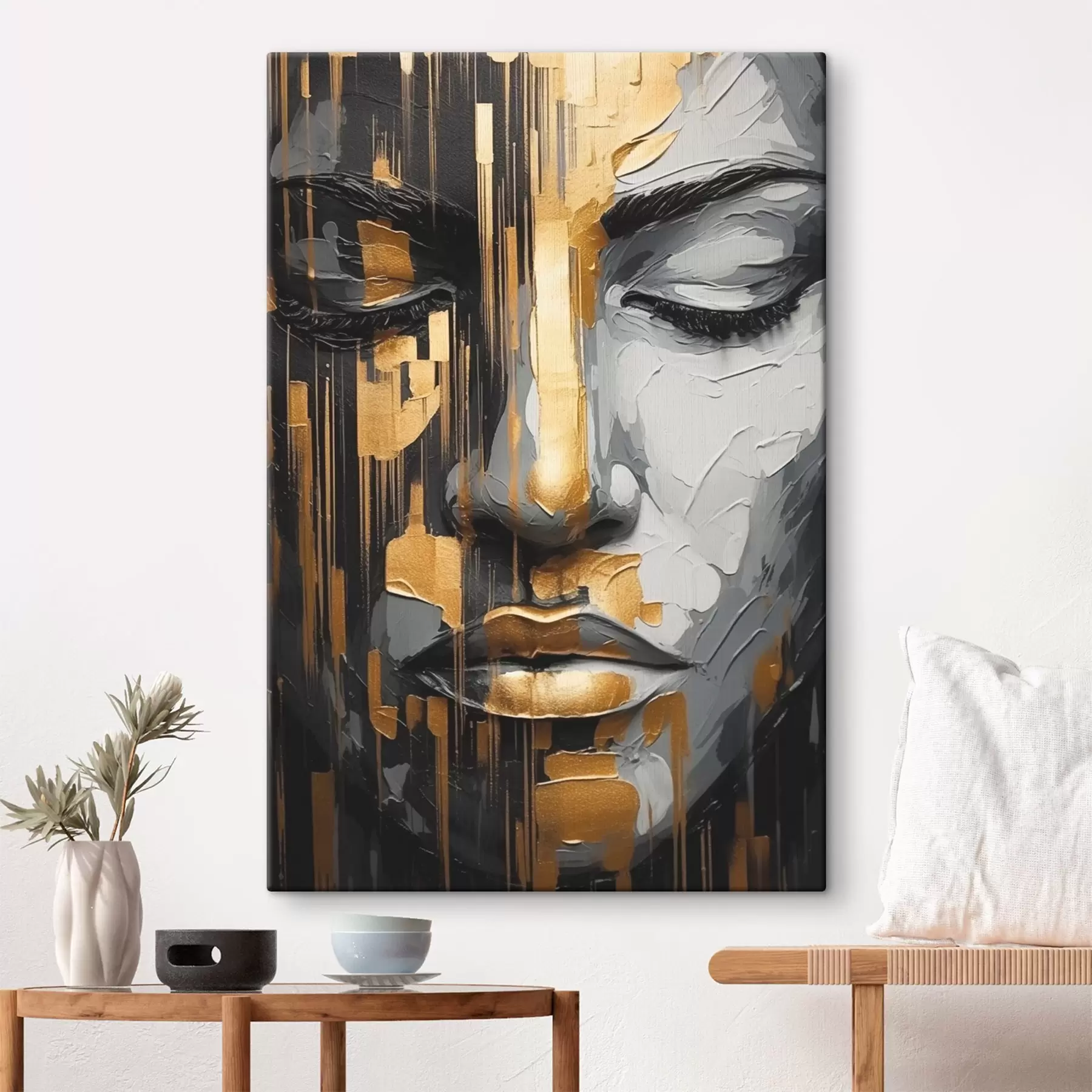  Schilderijen Abstract vrouwenportret s45475