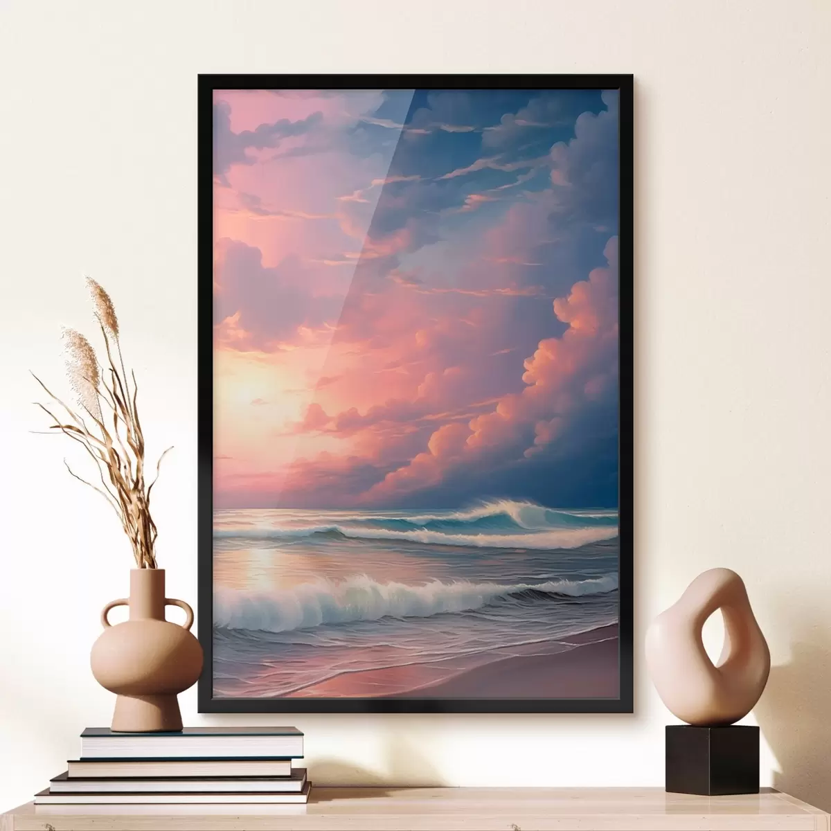 Poster Zonsondergang op zee f45463