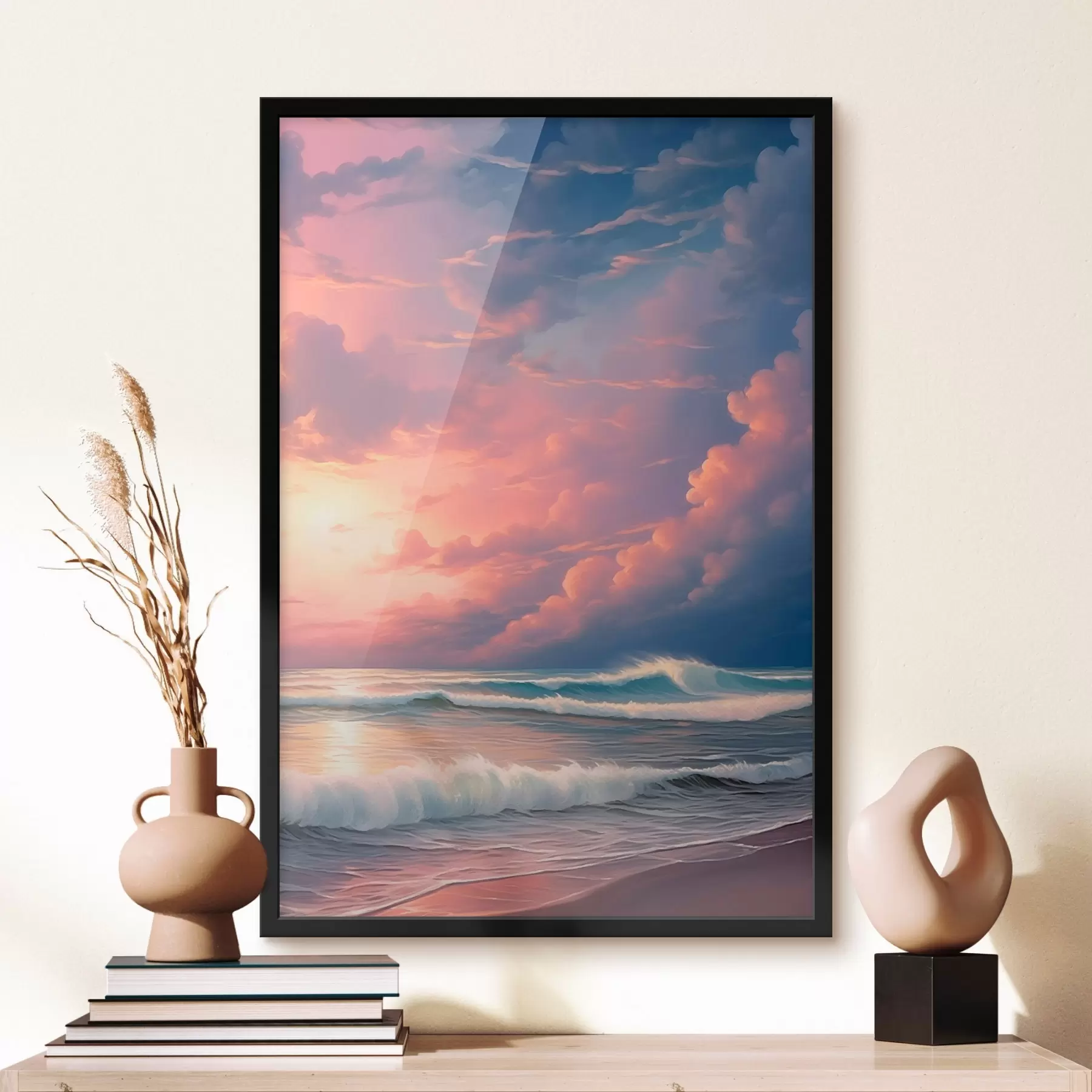 Fotobehang Zonsondergang op zee f45463