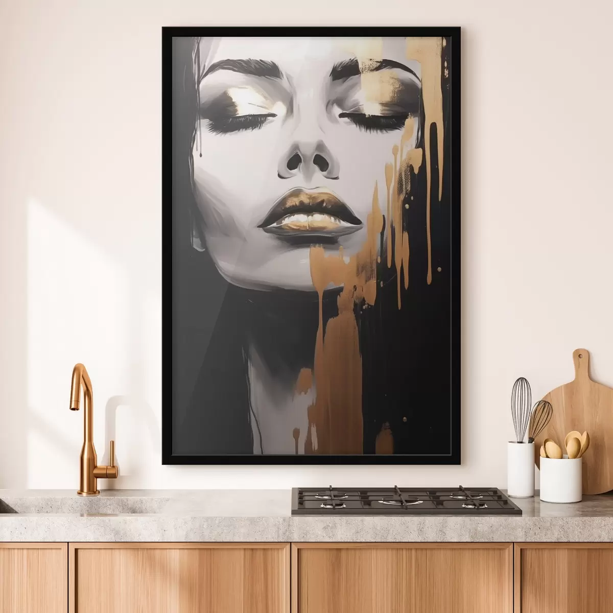 Poster Vrouwelijk portret f45467