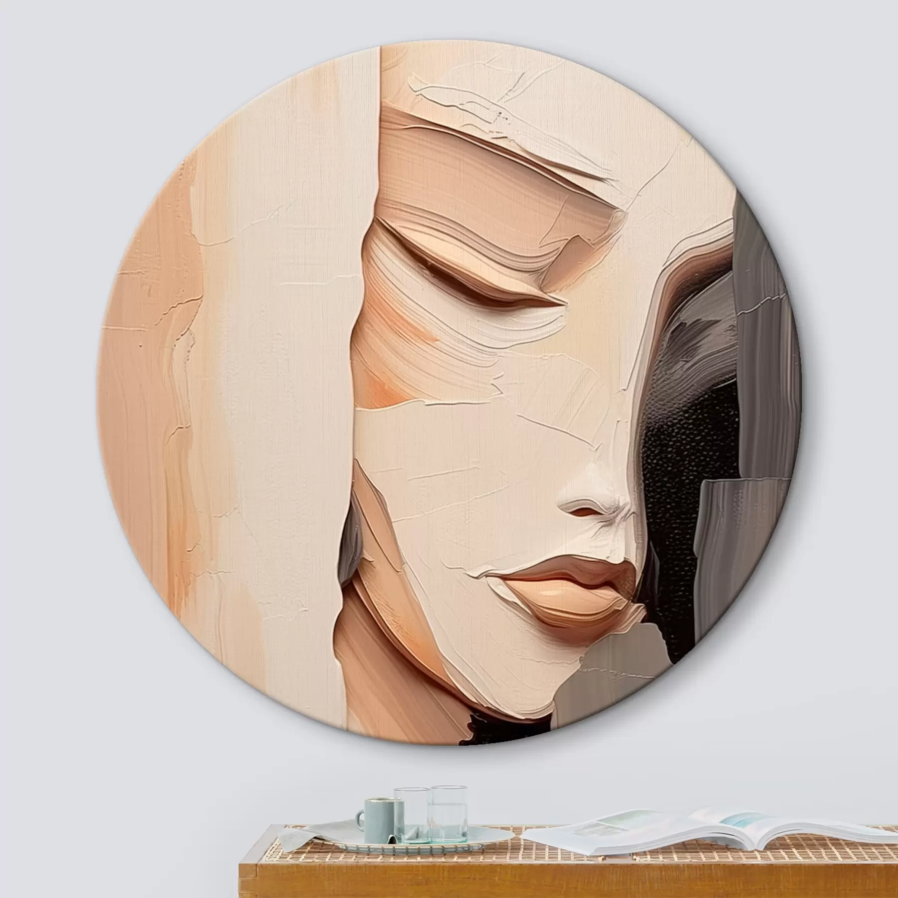  Schilderijen Abstract vrouwenportret r45478