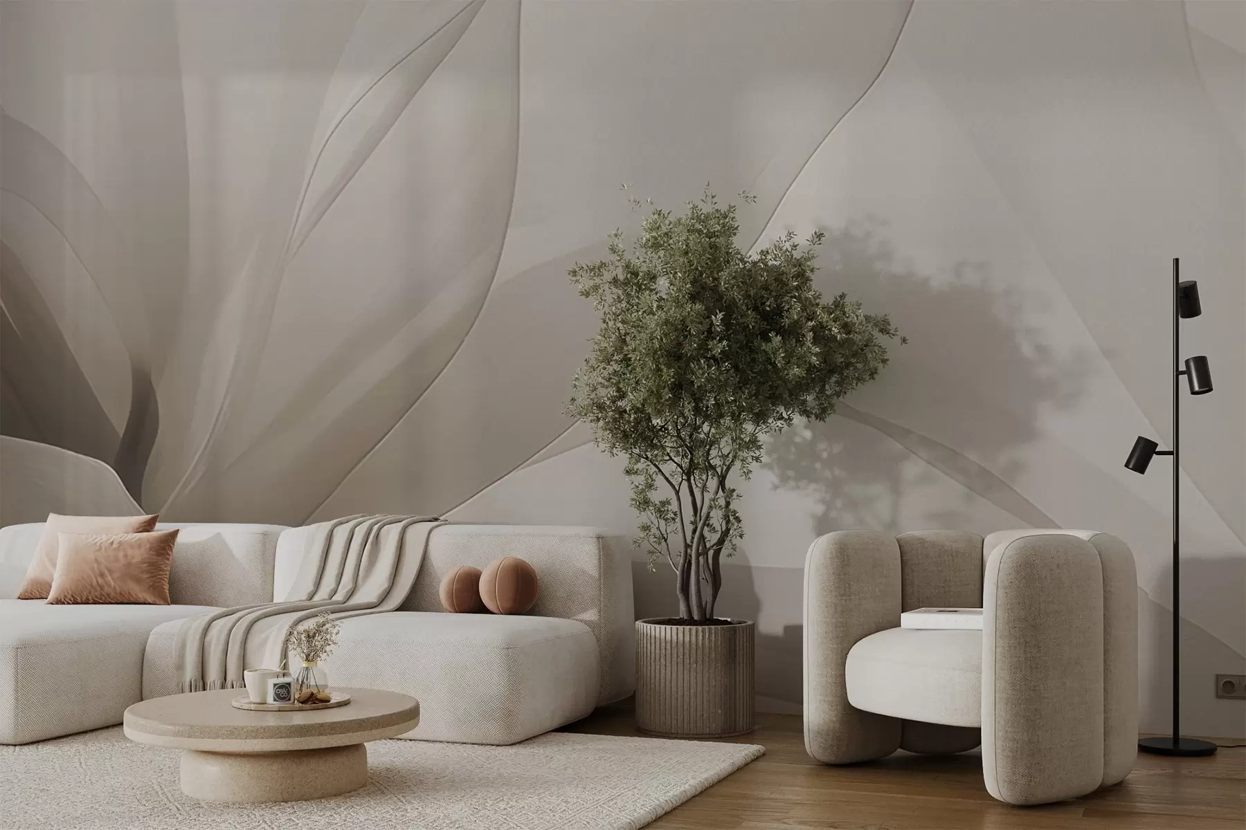 Fotobehang Abstracte bloem w04435