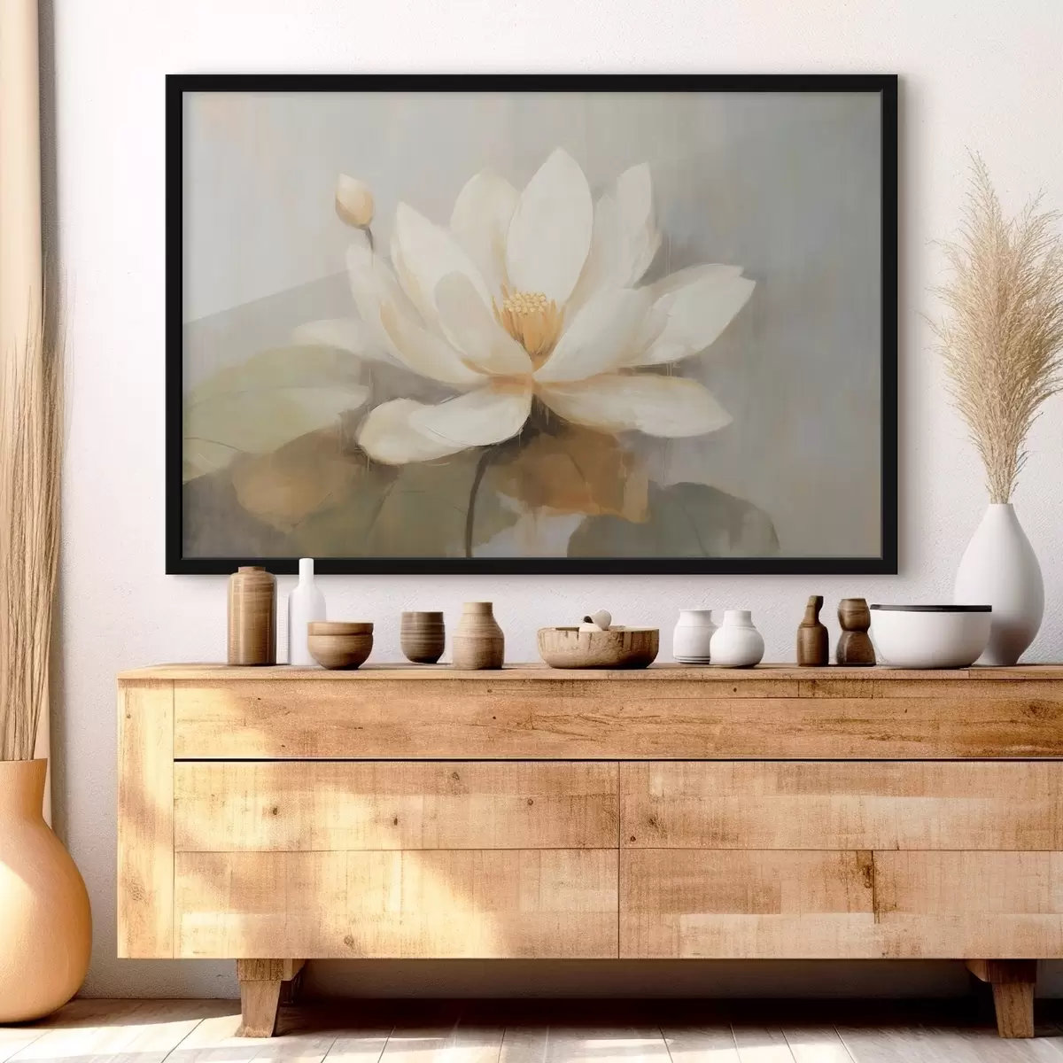 Poster Grote lotusbloem f45618