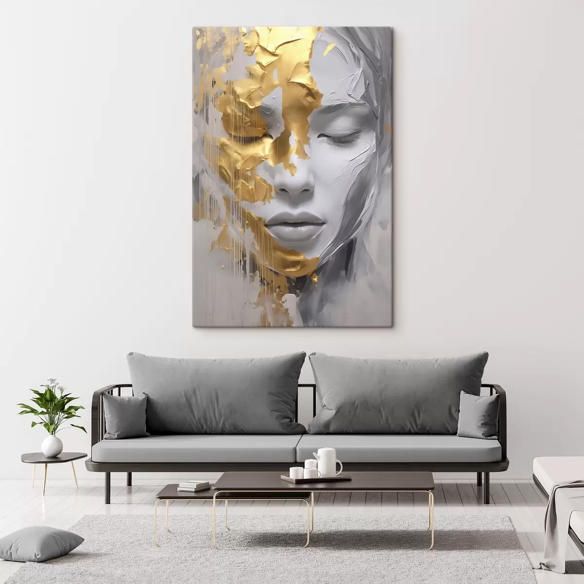  Schilderijen Abstract portret van een vrouw s45448