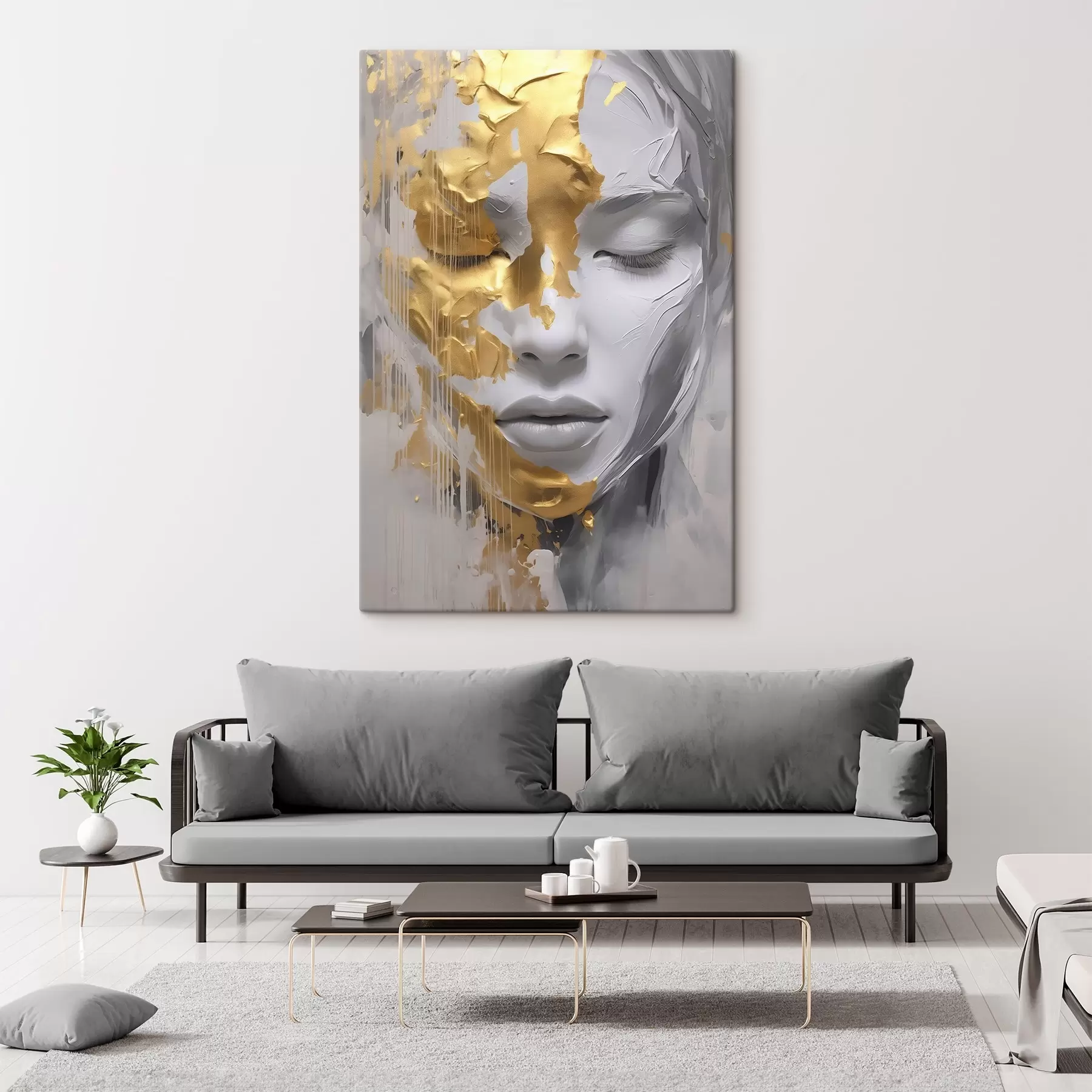  Schilderijen Abstract portret van een vrouw s45448