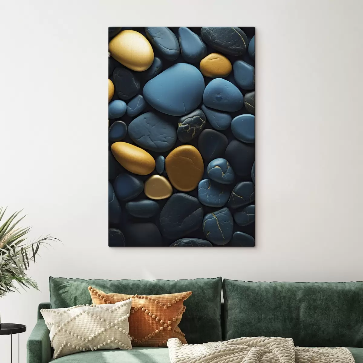  Schilderijen Abstracte verticale gekleurde lijnen s45512