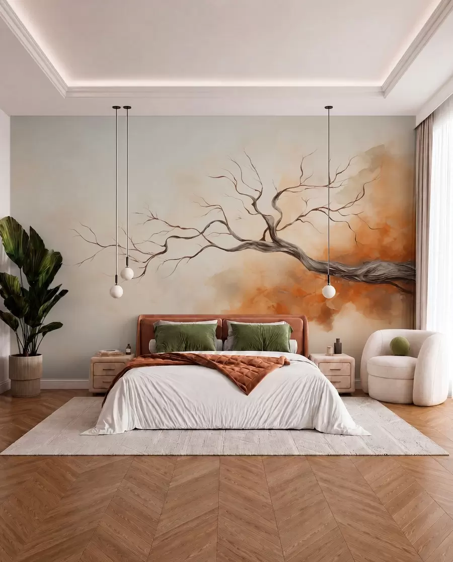 Fotobehang Boomtak w04449