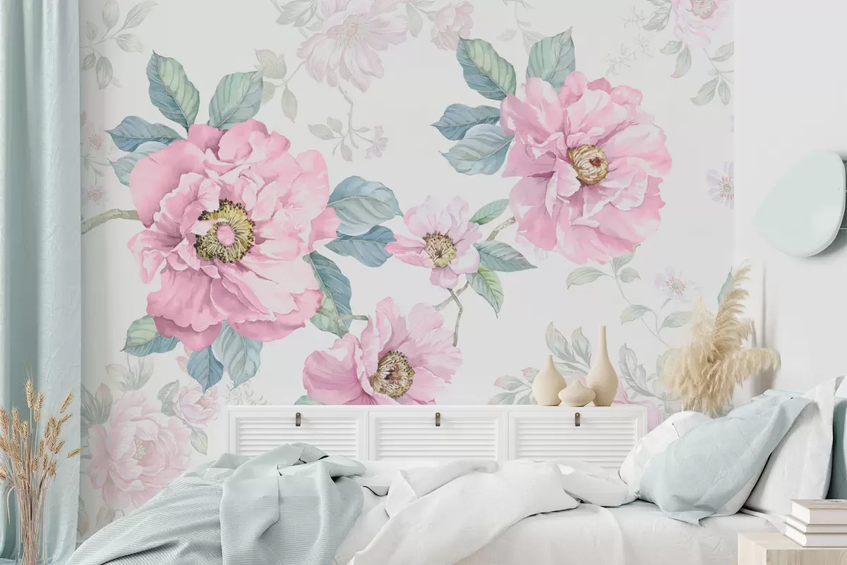 Fotobehang Bloemen in bloei w04491
