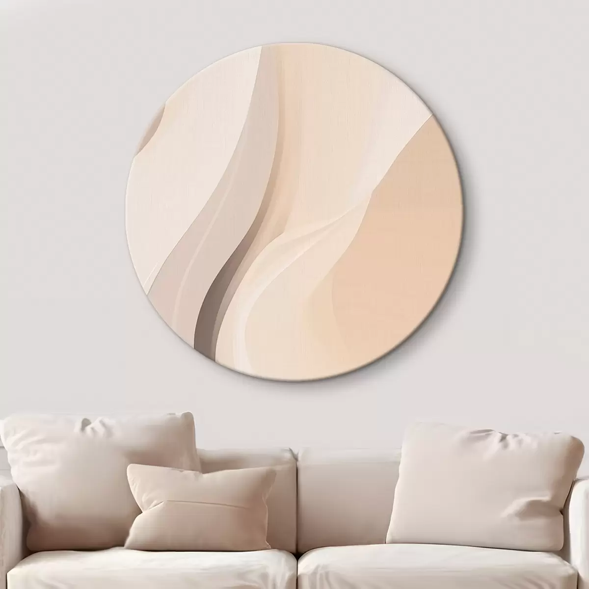 Ronde schilderijen Abstracte lijnen r45628