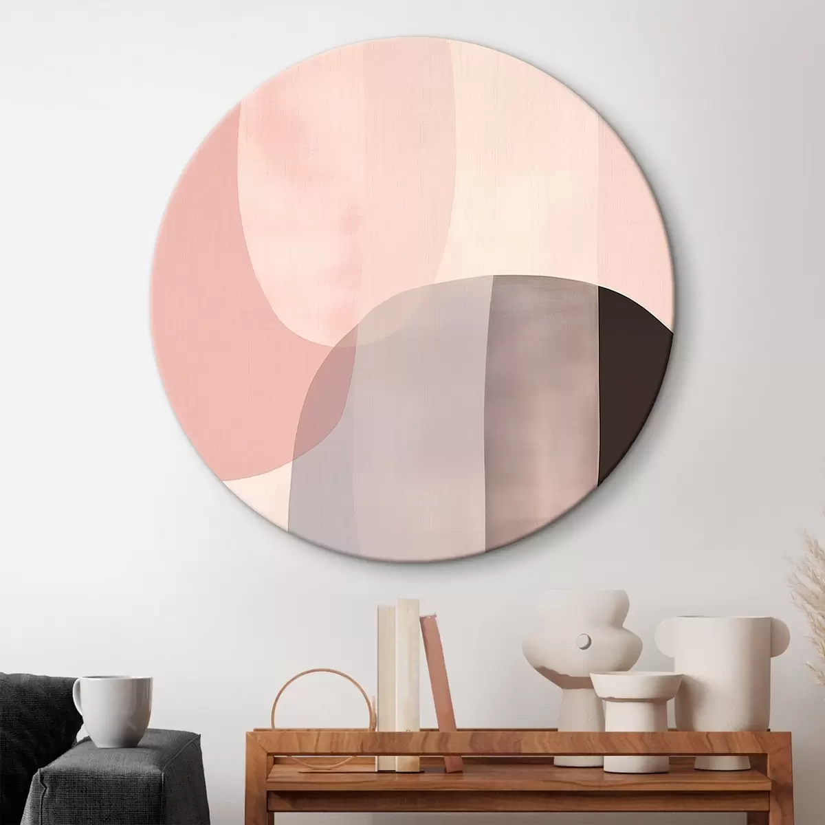 Ronde schilderijen Abstracte vormen r45633