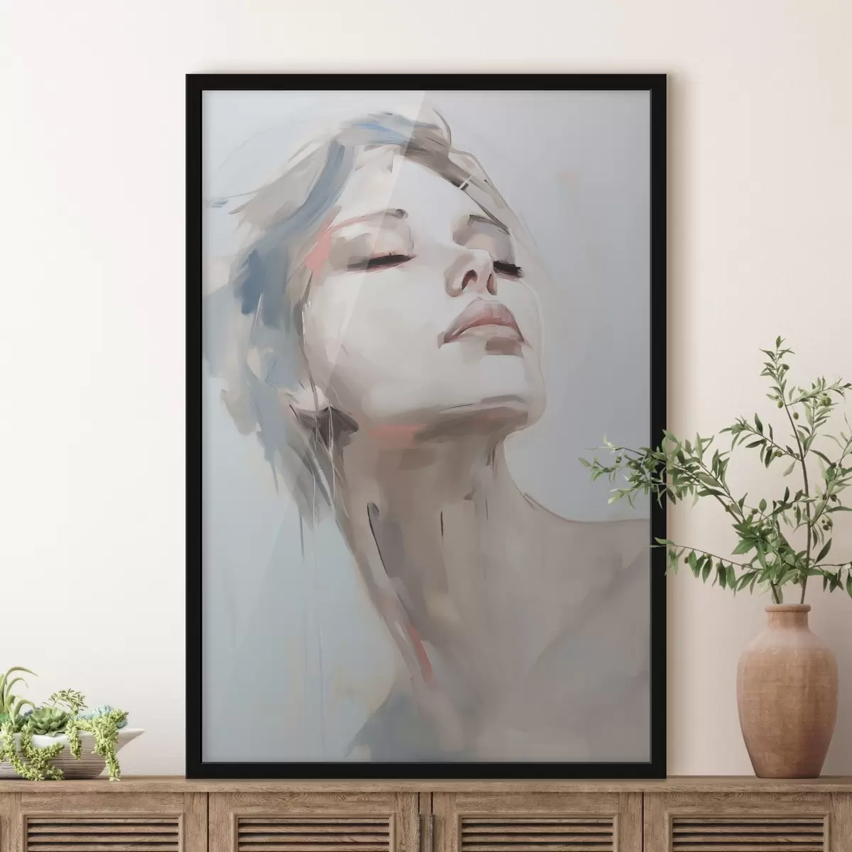 Poster Portret van een meisje f45671